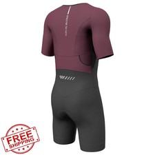 Lo.gas Men's Triathlon Suits, Quick Dry Cycling Swim Bike Run Skinsuit