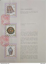 KV)1987 MEXICO, FIRST DAY COVER FROM THE MEXICAN HANDICRAFTS SERIES CIRCULATED I