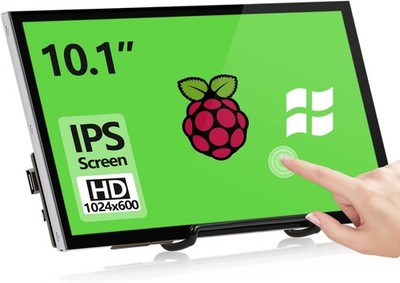 HAMTYSAN Raspberry Pi Screen 10.1 Touchscreen Monitor 1024x600 HDMI NEW SEALED