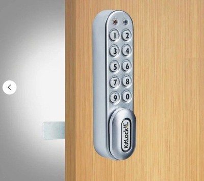 Kitlock by Codelocks 1000 SG KL1000 Keypad Lock, Silver Grey | New