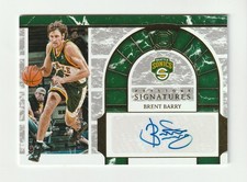 2018-19 Panini Cornerstones Keystone Signatures Auto #KS-BBY Brent Barry #/129