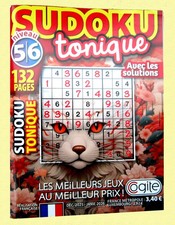 SUDOKU tonique , niveaux 5/6 ,format poche, janvier 2026