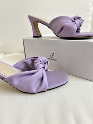 CentroPoint Women s Square Toe Heels Size 9 Light Purple Size 9 New