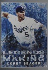 2018 Topps Legends in the Making Series 1 Blue Corey Seager #LTM-CE 0y3