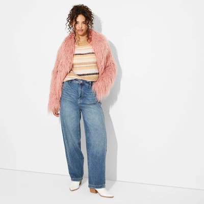 Women's Party Shag Faux Fur Jacket - Wild Fable