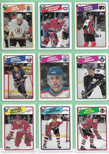 Brent Sutter #7 1988 Topps card