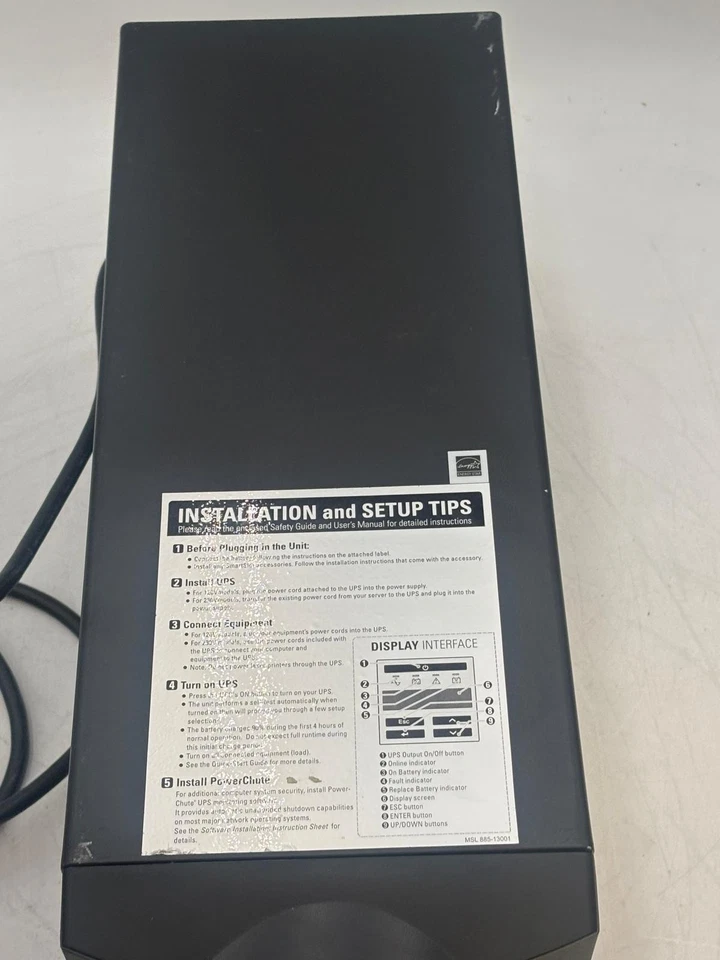 APC Smart UPS SMT1500C 1500VA 120V w/ Smart Connect - No Batteries - Image 3 of 4