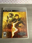 Resident Evil 5 -- Gold Edition (Sony PlayStation 3, 2010) CIB CLEANED/TESTED