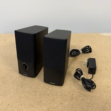 Bose Companion 2 Series III Multimedia Laptop Computer Speakers Black w/ Adapter