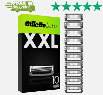 Gillette Labs Rasierklingen-Nachfüllpack | 10er Pack | 100% ORIGINAL & VERSIEGELT      