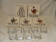 1 USED MICROSOFT VISUAL BASIC PROFESSIONAL EDITION 3.0 WITH MANUALS AND DISCS