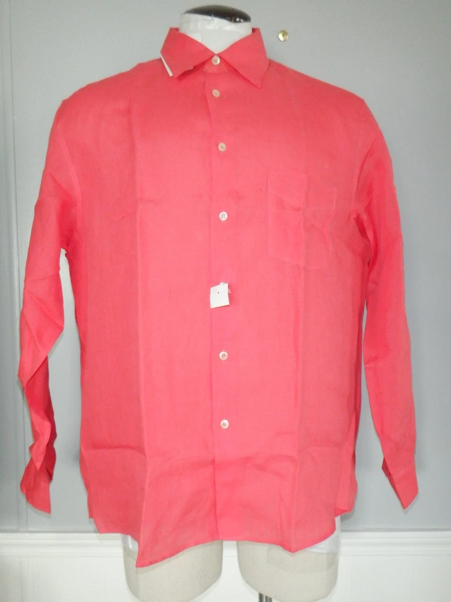 Barneys New York Linen Casual Button-Down Shirts for Men for sale