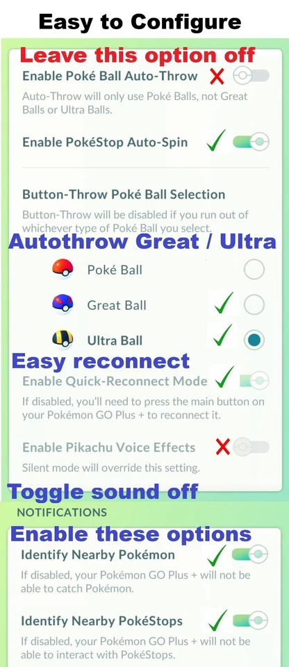 Pokemon GO Plus + MOD Autothrow Great & Ultra - Master Collector Mod - Plus Plus - Image 2 of 4