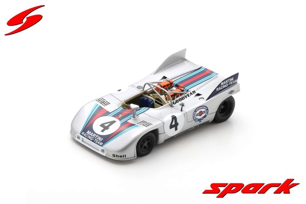 Spark SG518 1/43 Porsche 908-3 #4 3RD 1000KM NüRburgring 1971 Modell Car-image