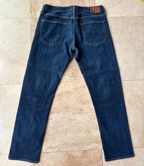 AG Adriano Goldschmied Jeans Men's Size 33x32 Geffen Slouchy Slim Dark Denim thumbnail 7