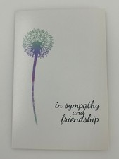Hallmark Mahogany Sympathy Greeting Card In Sympathy and Friendship