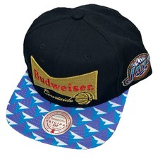 Mitchell & Ness Budweiser Courtside Utah Jazz SnapBack Hat Basketball Cap