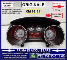 QUADRO STRUMENTI CONTA KM DISPLAY 3 RIGHE FIAT PUNTO EVO 1.3 DIESEL MULTIJET