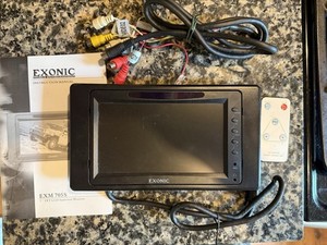 Exonic EXM 705S 7” TFT LCD Sunvisor Monitor