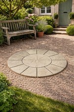 1.2m New Design Compass Rotunda paving circle patio slab stones [Del except]