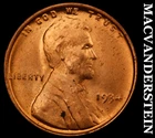 1934 Lincoln Wheat Cent- Choice Gem Brilliant Uncirculated Luster #J8850