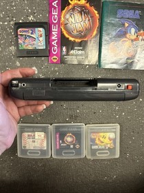 SEGA Game Gear Handheld System With 4 Games Black