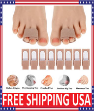 8  Hammer Toe Straightener Hammer Toe Splints Broken Toe Wraps Toe Corrector USA