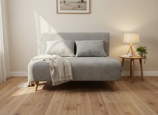 Joshua Duo Two Seat Sofa Bed - Grey