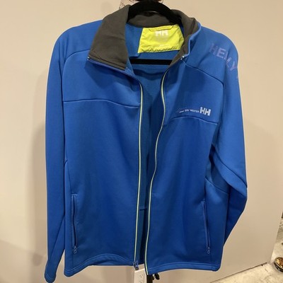 Helly Hansen SouWester Stretch Midlayer Jacket XL Blue Green Full Zip  Fen54109n