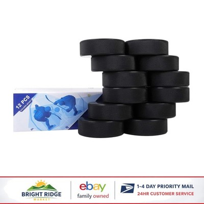Official Regulation Ice Hockey Pucks, 3 Inch Diameter, Perfect for Practice