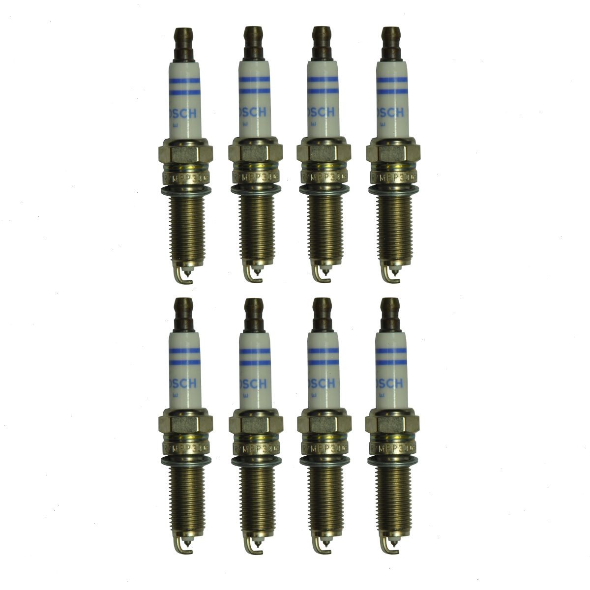 8 pc Bosch Double Platinum Spark Plugs for 2007-2012 Mercedes-Benz SL550 nx