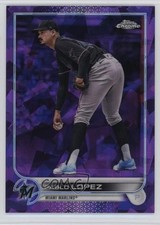 2022 Topps Chrome Sapphire Purple 1/10 Pablo Lopez #644 17ac