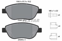 Bremsbelagsatz Vorne Bosch-System FüR Fiat 500L 351 352 Opel Ab 06-> 68190118AB