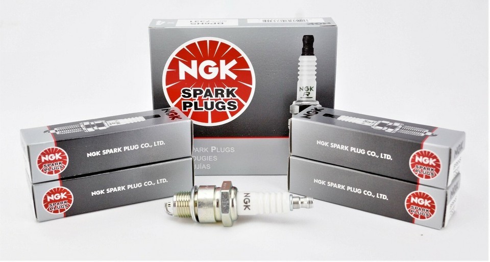 Set of 4 Genuine NGK 7331 BP6HS Nickel Spark Plugs