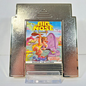 Big Nose the Caveman Nintendo NES Unlicensed Camerica Cartridge with Box Tested