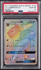 2017 Pokemon Sun & Moon Base Umbreon GX Secret Rare 154/149 PSA 10