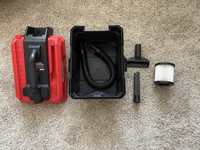 Bauer 2085CR-B 20V Cordless Wet/Dry Vacuum 3.5 Gal w/ Hose, Filter,& attachments