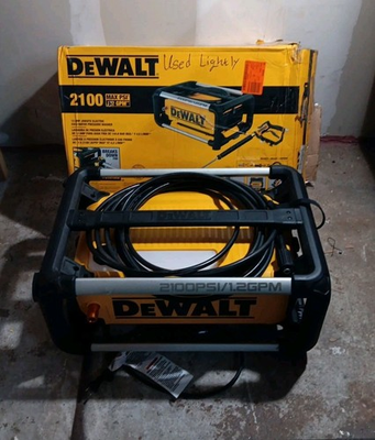 #ad DeWALT 2100 PSI Electric Jobsite 13 AMP Pressure Washer DWPW2100 Used Lightly $219.99