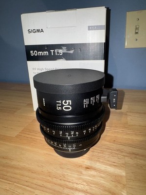 Sigma Cine 50mm EF (for Canon) cinema video lens