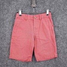 Polo Ralph Lauren Chino Shorts Boys 8 Red Straight Classic Cotton Twill Casual