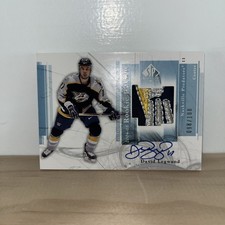2004-05 SP Authentic - Rookie Review Autograph Patch David Legwand #RR-DL
