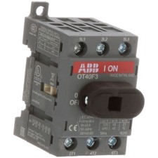 1PC ABB OT40F3 Non-Fusible Disconnect Switch, 3 P, 40A, Din Rail/Panel Mount, O