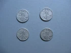 walking liberty half dollar lot of 4 coins 90% silver