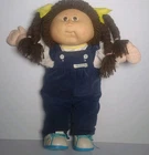 RARE Cabbage Patch Brown hair and eyes Head 14 Coleco