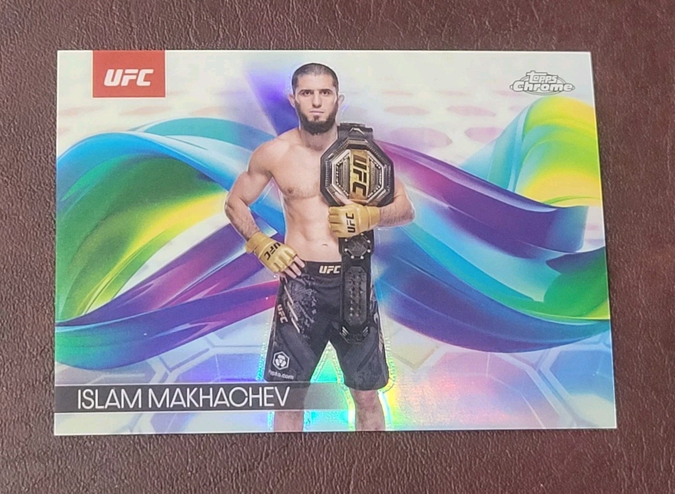 2025 UFC Topps Chrome ISLAM MAKHACHEV HELIX CASE HIT SSP #HEL-24