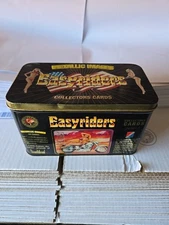 RARE Metallic Images EASYRIDERS  Motorcycles Complete 20 METAL CARD SET IN TIN