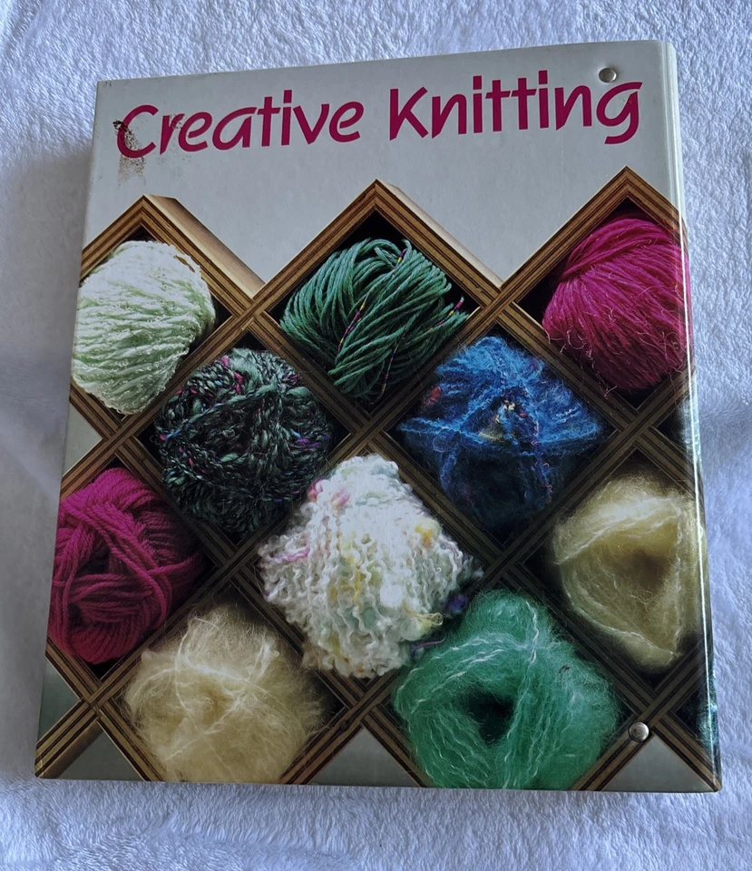 Creative Knitting Magazines Folder Binder Full Of Retro 80s Patterns /Techniques - Image 2 of 4