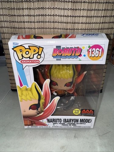 Naruto (Baryon Mode) Boruto Funko POP! Animation 1361 AAA Anime Exclusive Glow