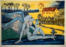 PEDRO OSES. Print. Screenprint / cardstock. Cuban Art. Contemporary Art.