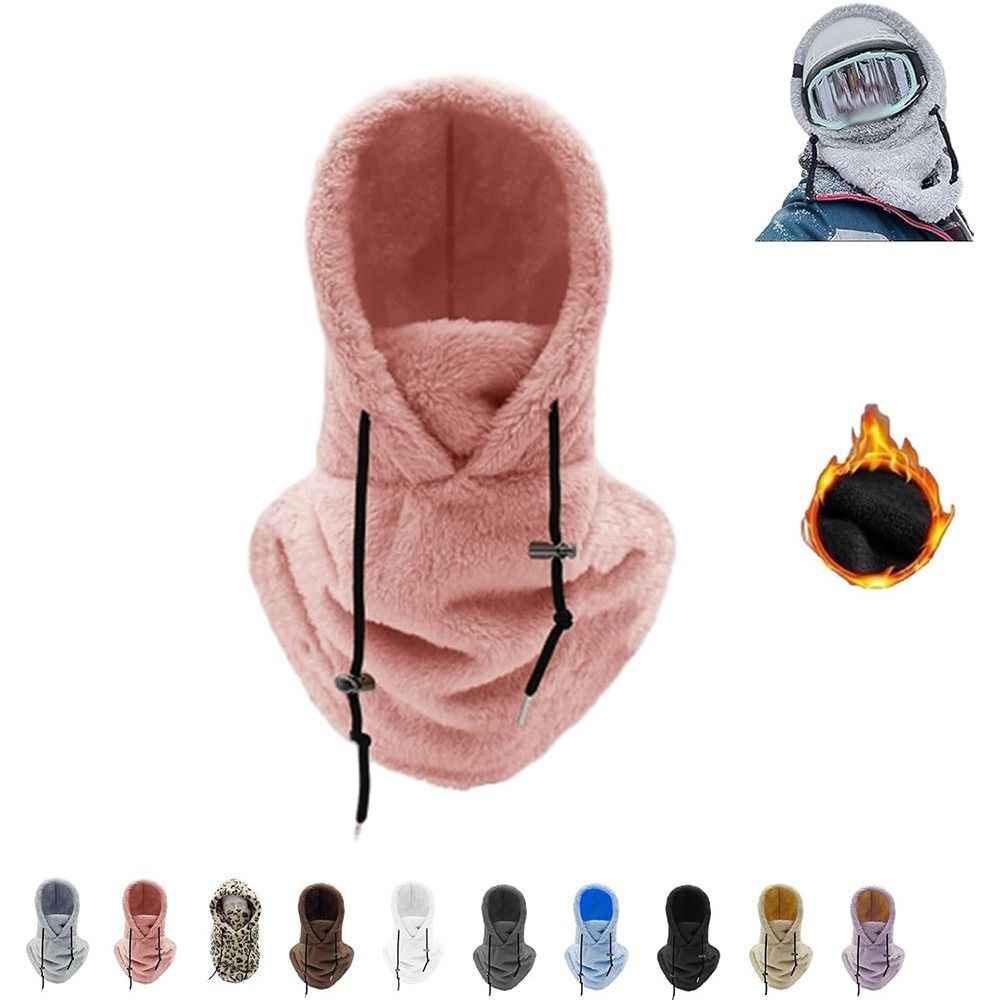 APL Cappello Antivento in Tessuto Non Tessuto Cappuccio Tempesta Invernale Cappellino Bici per Sport Outdoor